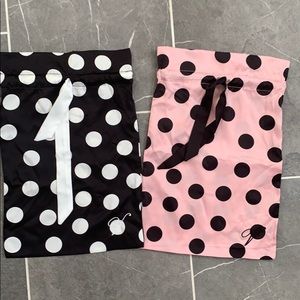Victoria Secret Silk drawstring bags